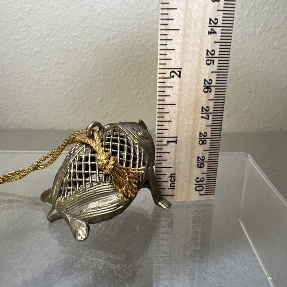 Brass Frog Dhokra Tribal Art India Figurine Ornament Lattice - Picture 5 of 7